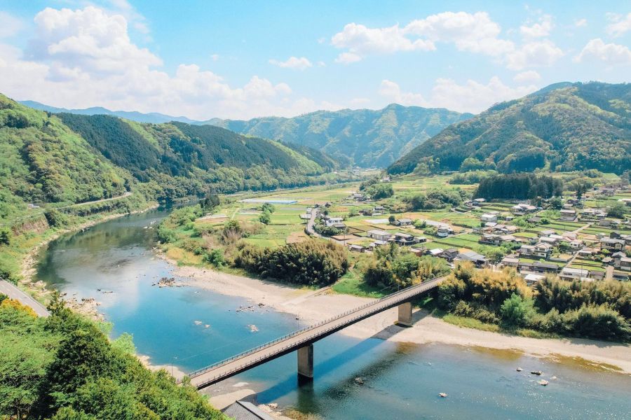 空から見た小野地区