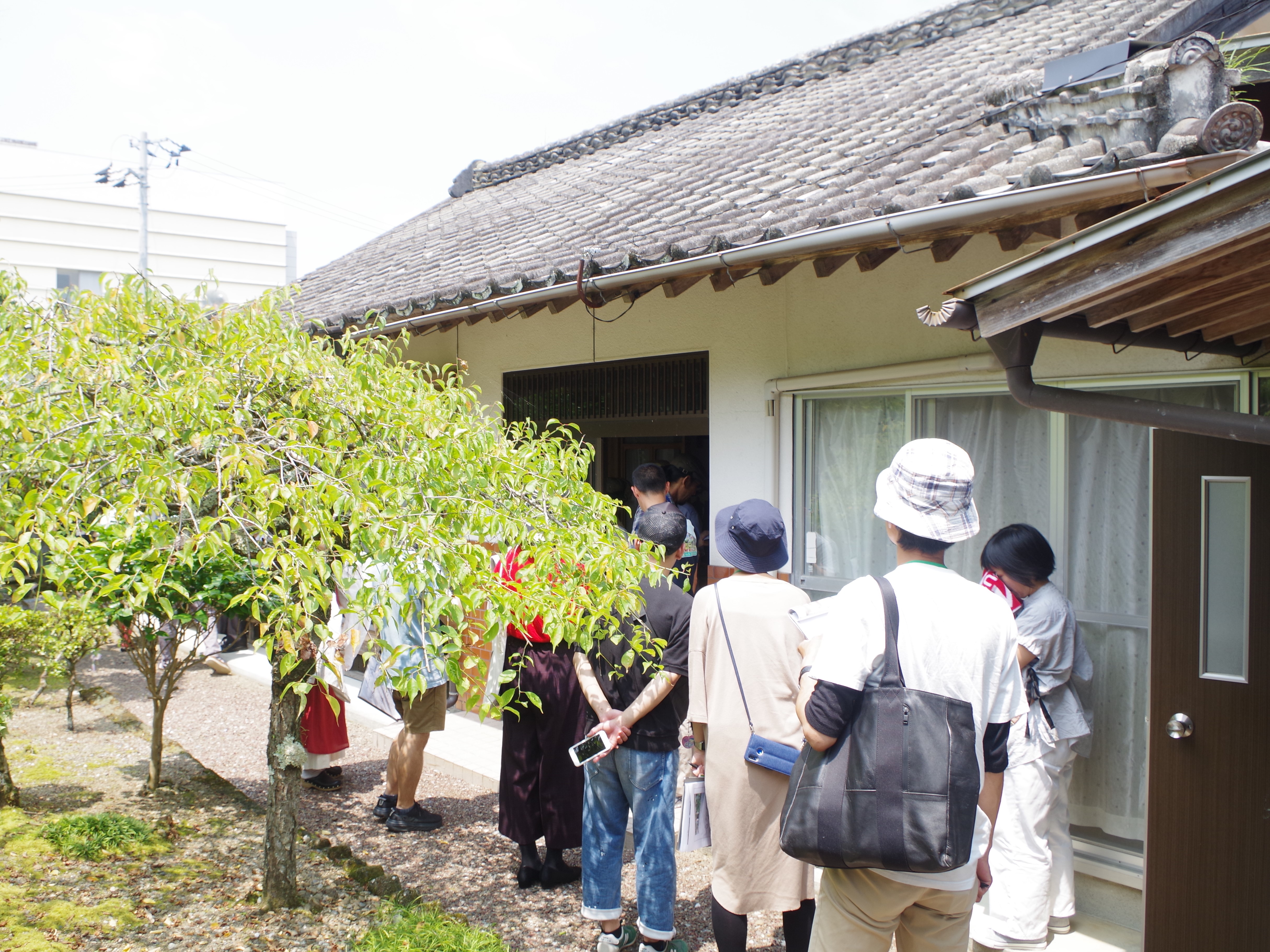 移住体験ツアーでの物件見学