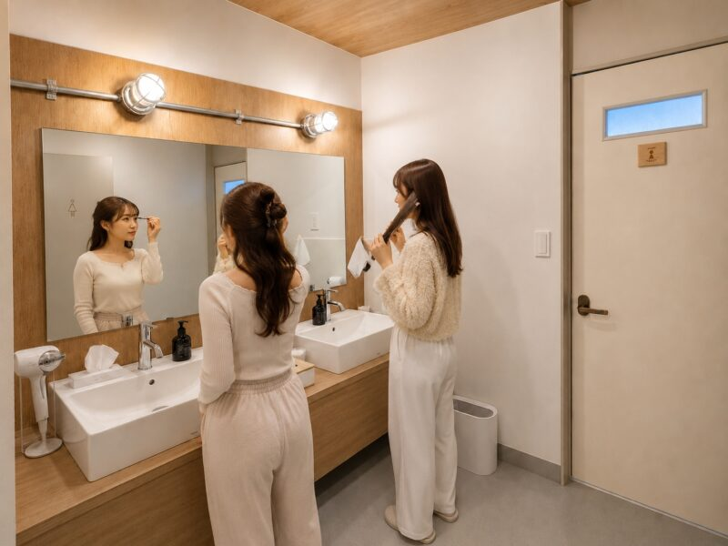 女性専用パウダールーム