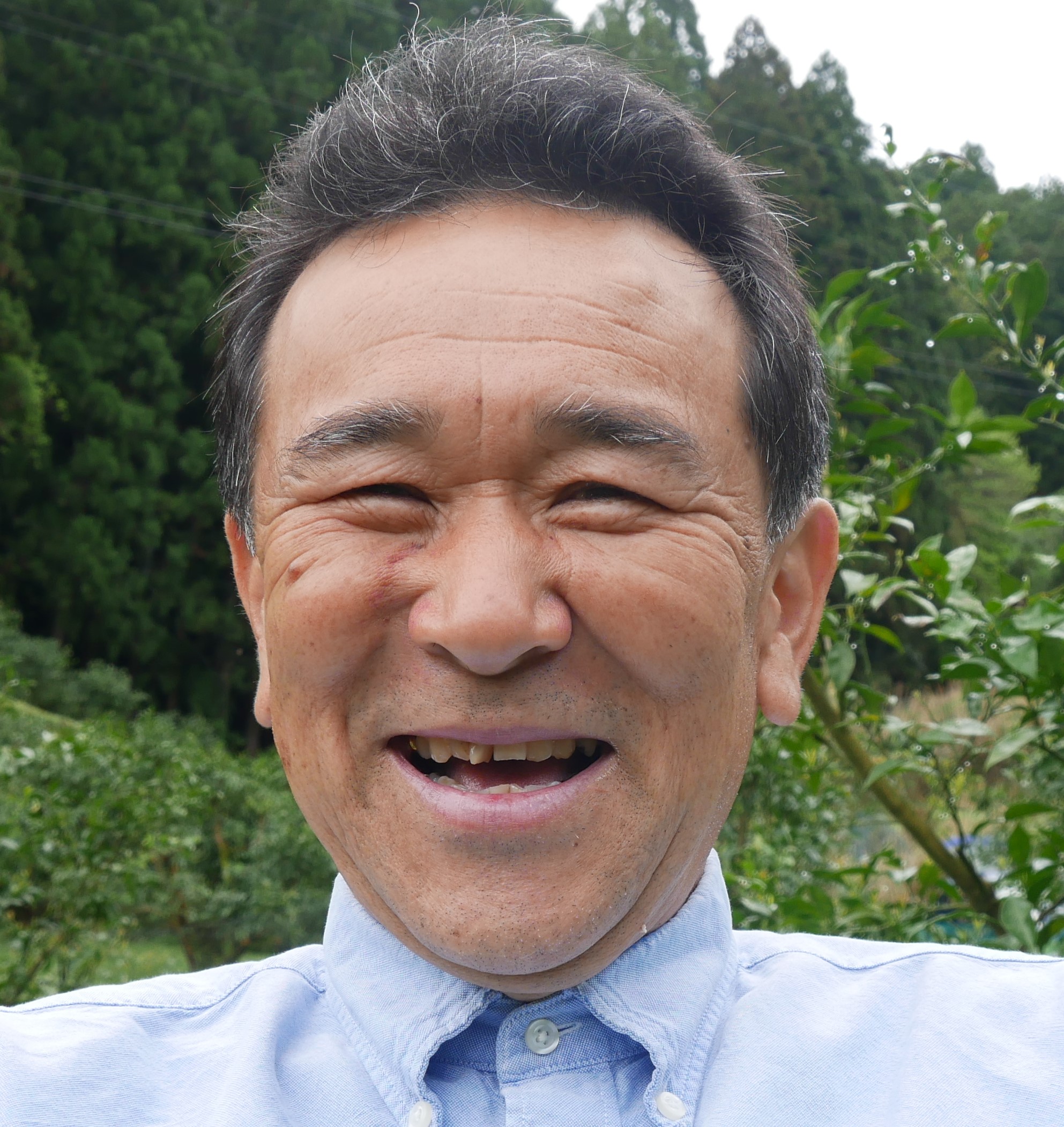 香美市物部町　公文宏明さん(ユズ農家)