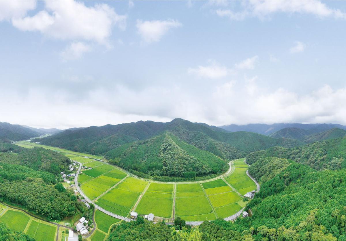 村の田園風景