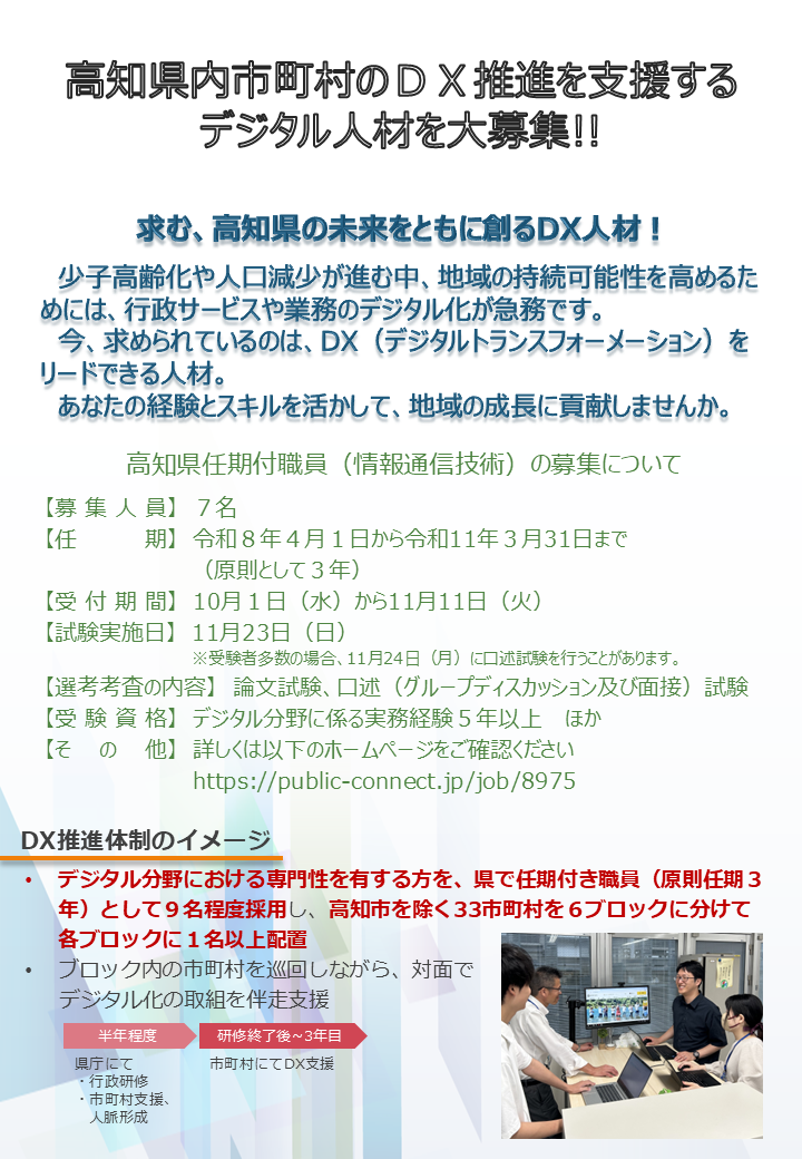 【2次募集用】デジタル人材募集