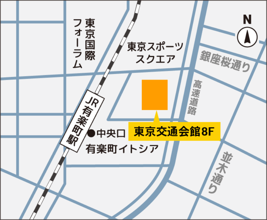 東京窓口（ふるさと回帰支援センター）の地図